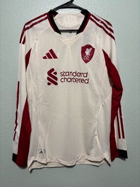 ADIDAS LIVERPOOL FC 25/26 PLAYER VERSION AUTHENTIC AWAY JERSEY SIZE MEDIUM